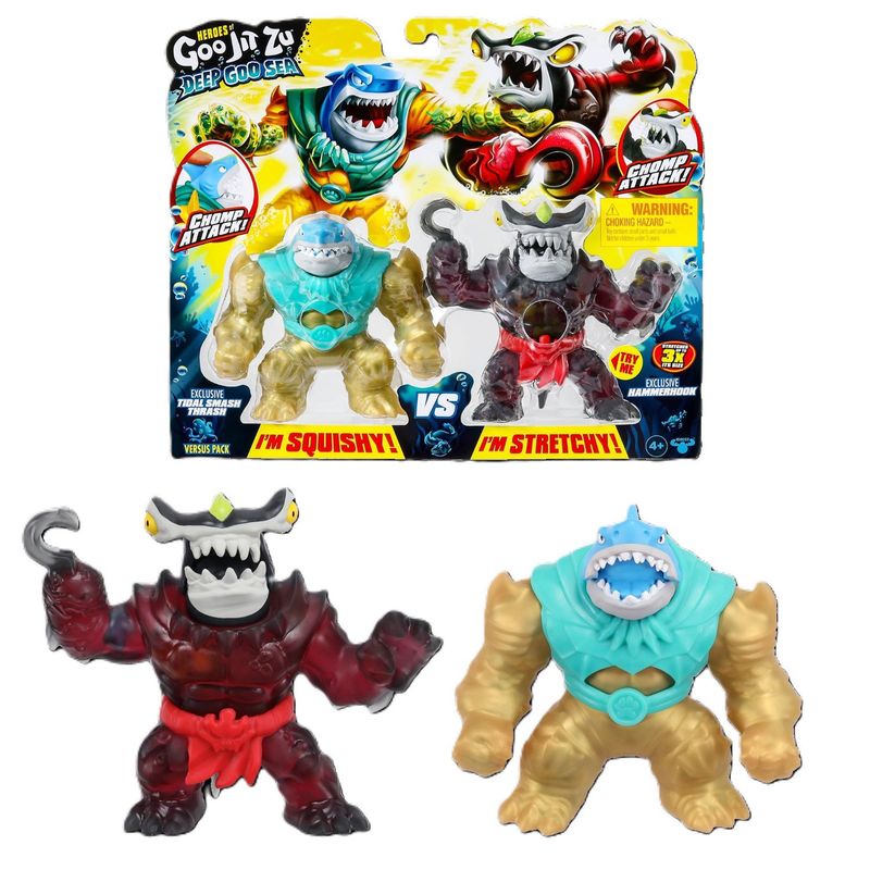 GOO JIT ZU - Deep Sea Squishy Vs Stretchy Goo Jit Zu