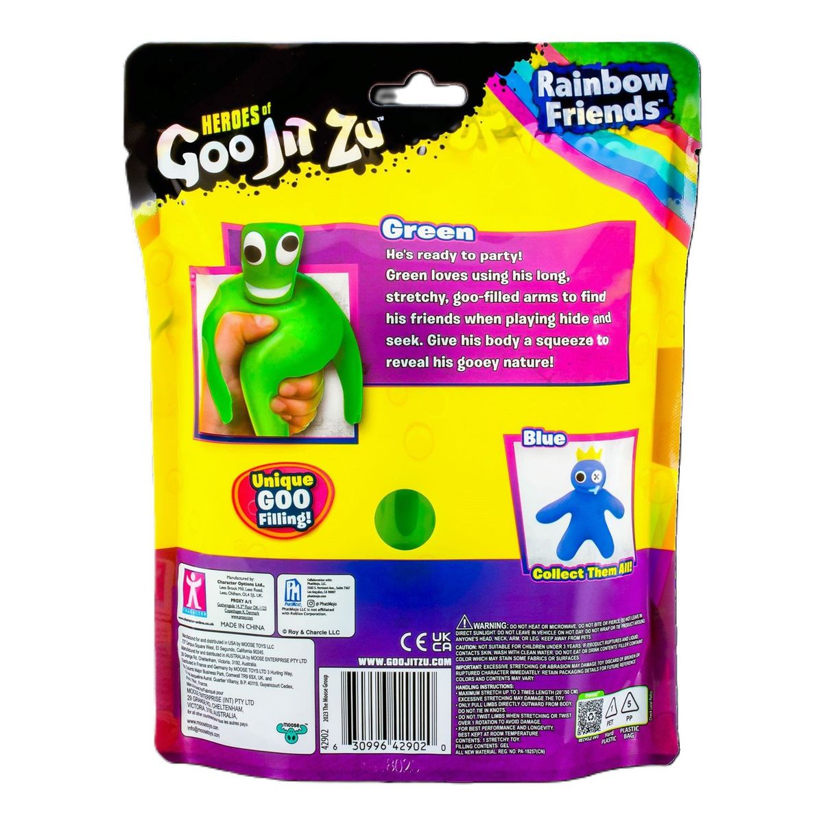 GOO JIT ZU - Rainbow Friends Stretchy Green Goo Jit Zu
