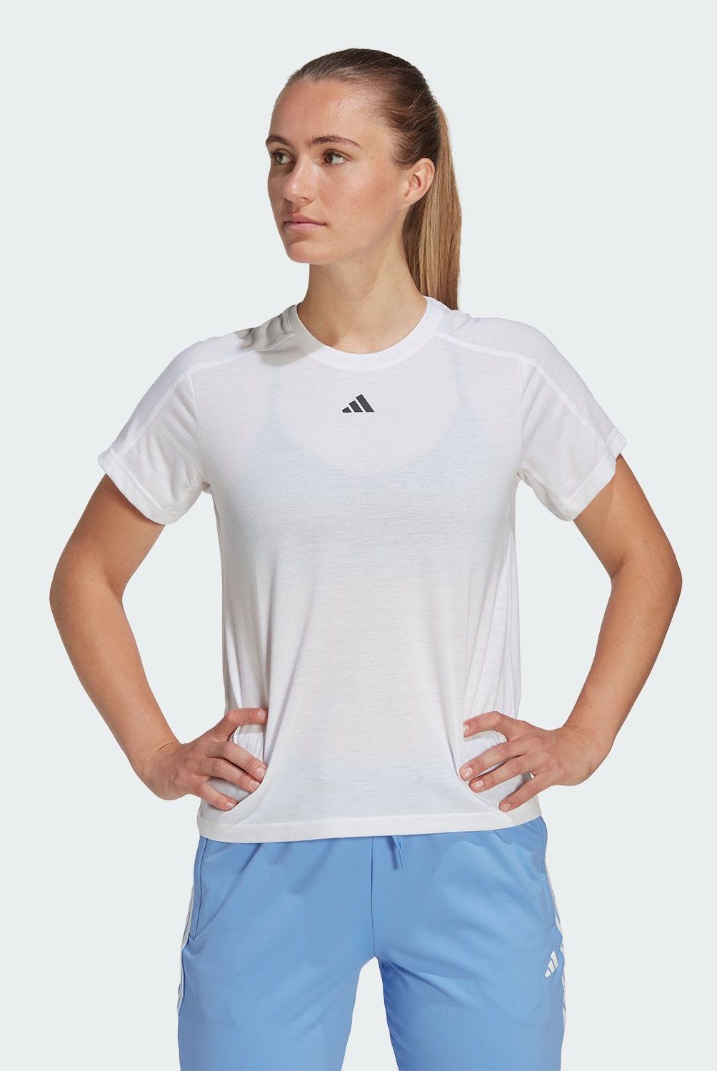 ADIDAS - Polera Manga Corta Tr-Es Crew Mujer Adidas