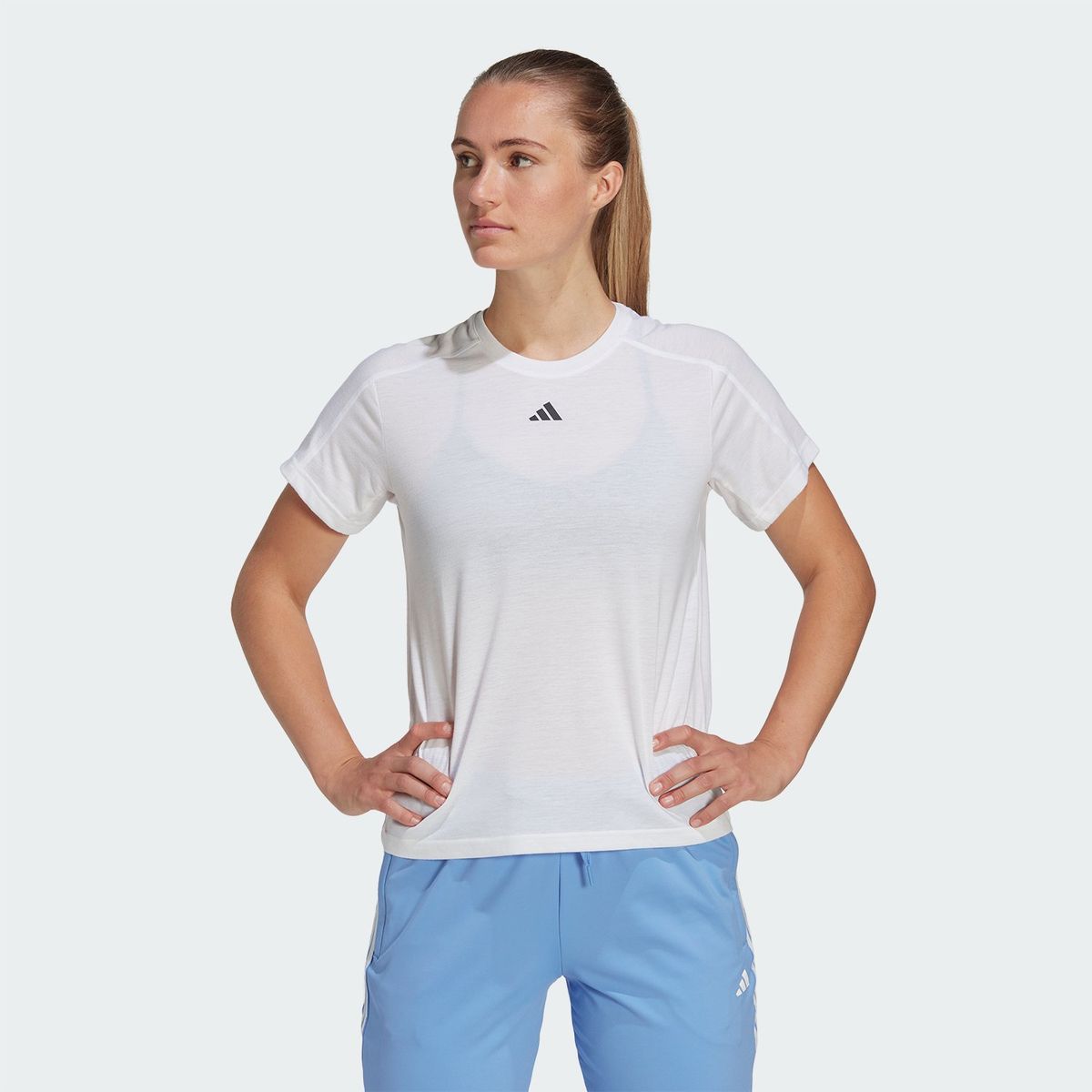 ADIDAS - Polera Manga Corta Tr-Es Crew Mujer Adidas