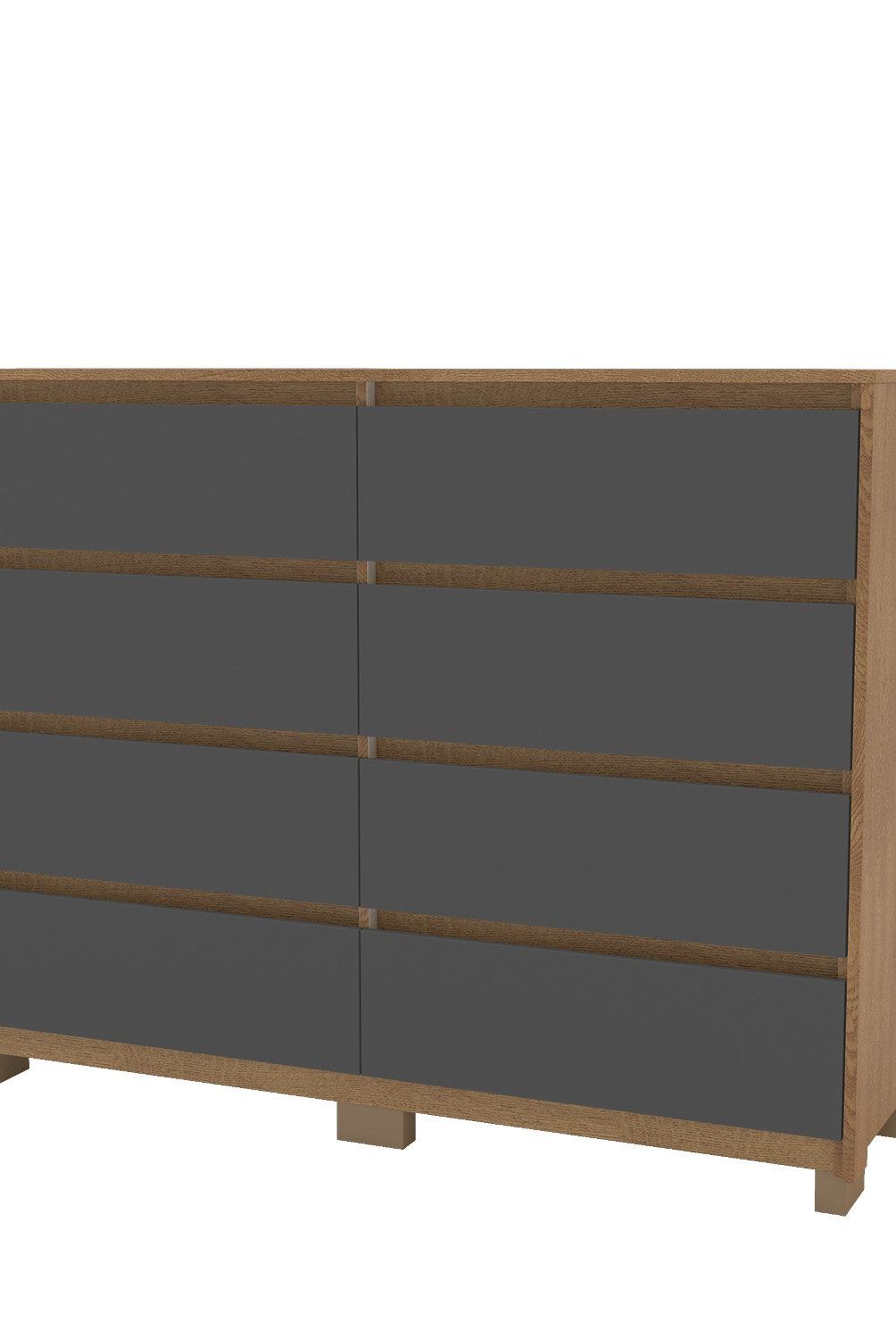 VEKKAHOME - Cómoda Coimbra 8 Cajones Vekkahome