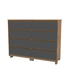VEKKAHOME - Cómoda Coimbra 8 Cajones