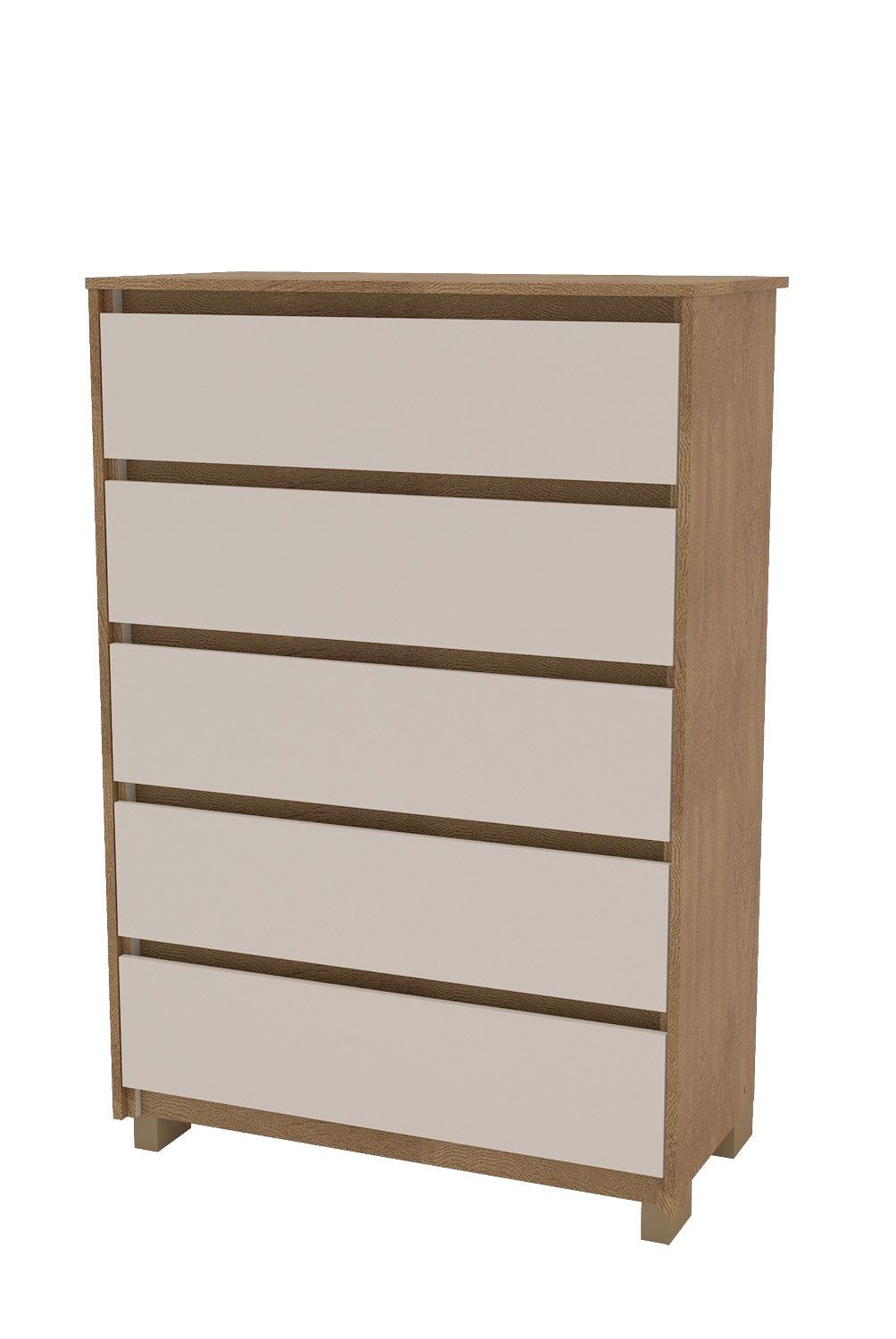 VEKKAHOME - Cómoda Coimbra 5 Cajones Vekkahome