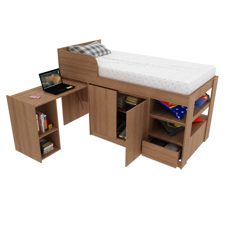 Cama Funcional 1 Plaza