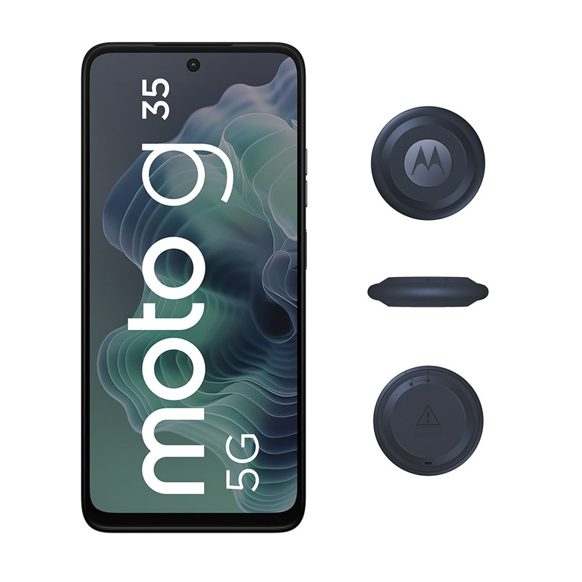 MOTOROLA - Celular Motorola G35 5G 4+128GB Negro+Moto Tag