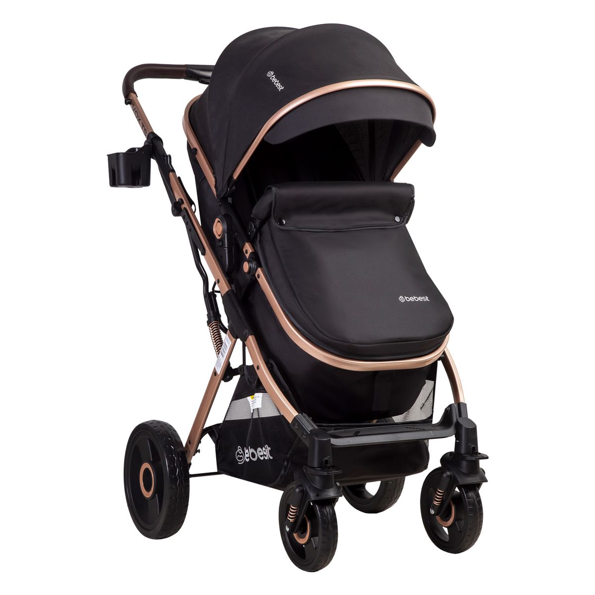 BEBESIT - Coche Paseo Vox Negro Bebesit
