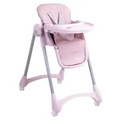 BEBESIT - Silla de Comer EasyEat Rosada