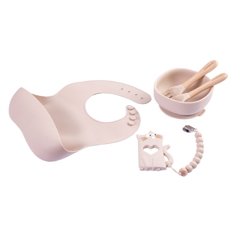 BEBESIT Set Alimentacion 3 Beige