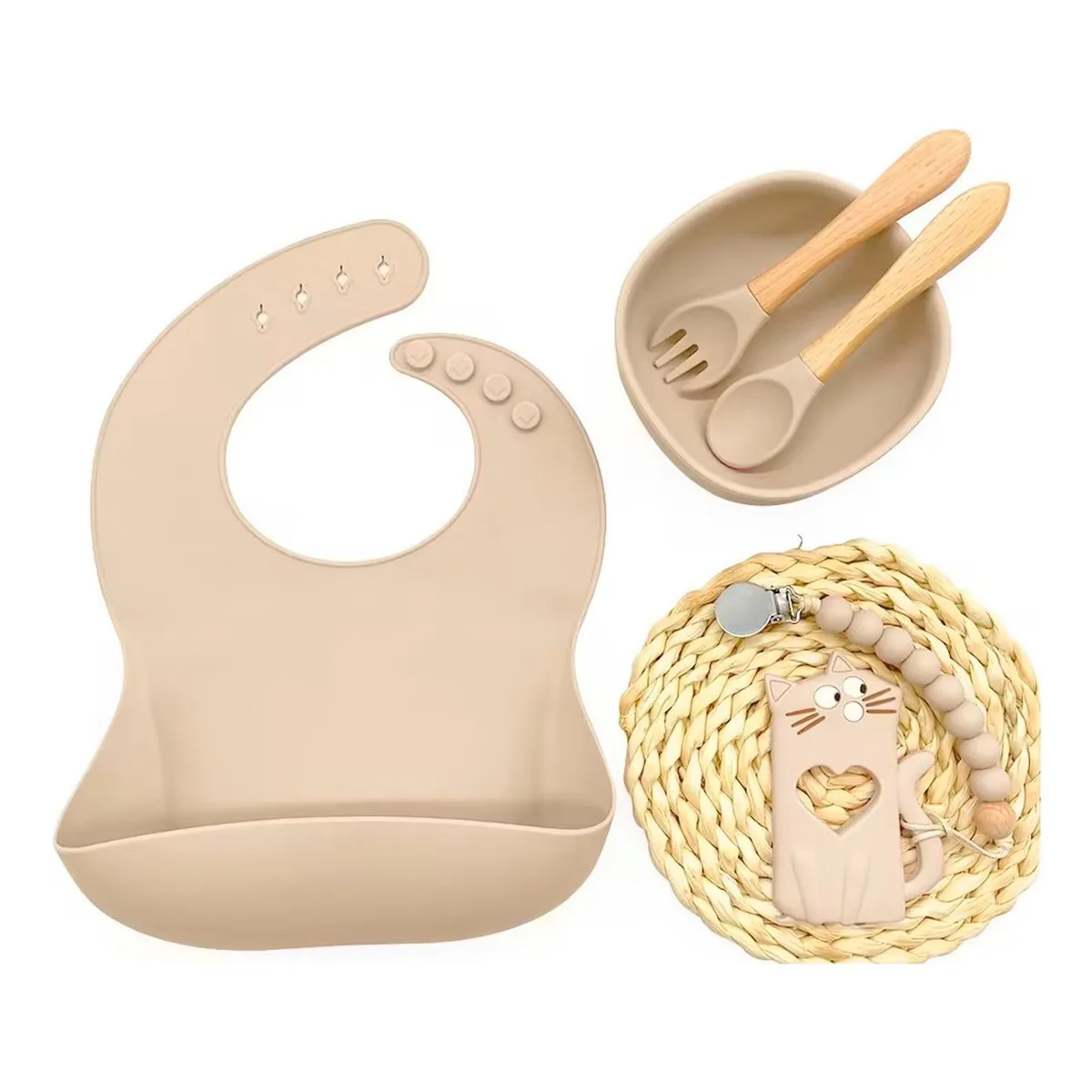 BEBESIT - Set Alimentacion 3 Beige Bebesit