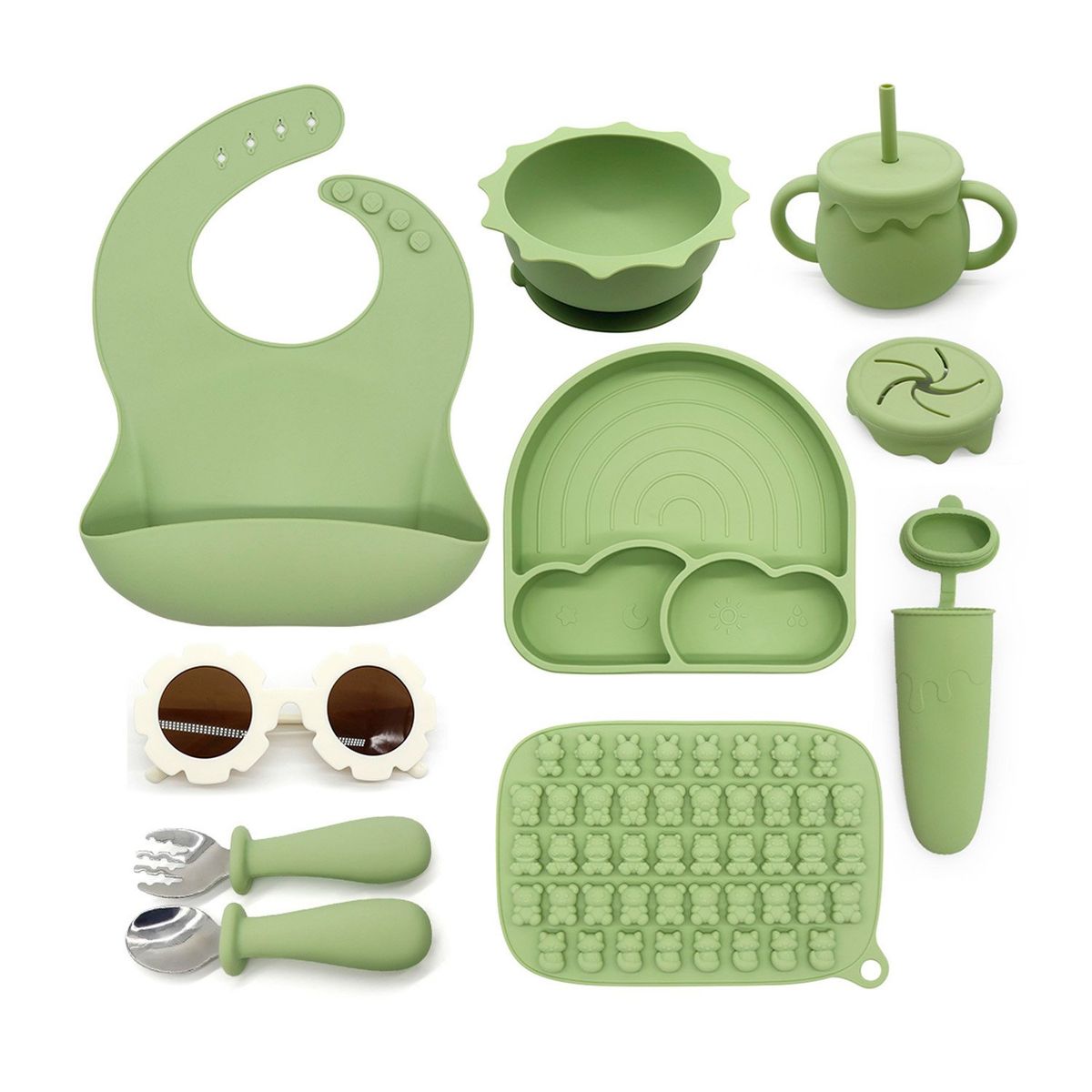BEBESIT - Set Alimentacion 9 Verde Bebesit