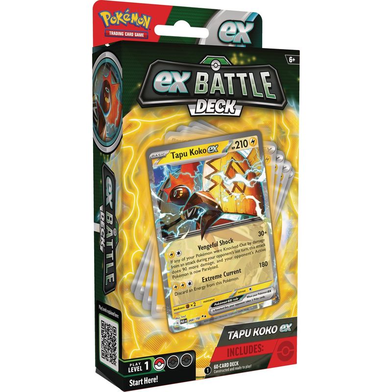 POKEMON - Tapu Koko Ex Battle Deck Español Pokemon