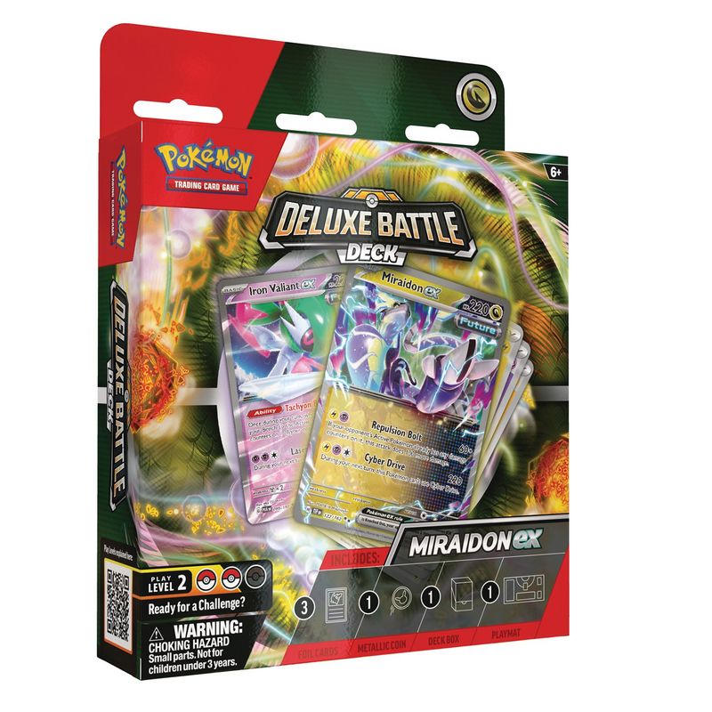 POKEMON - Tcg Cartas Pokemon Miraidon Ex Deluxe Battle Deck Español