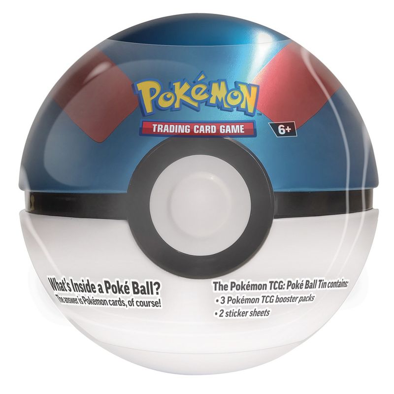 POKEMON - Tcg Cartas Pokemon Great Ball Tin (Q4 2024) Español