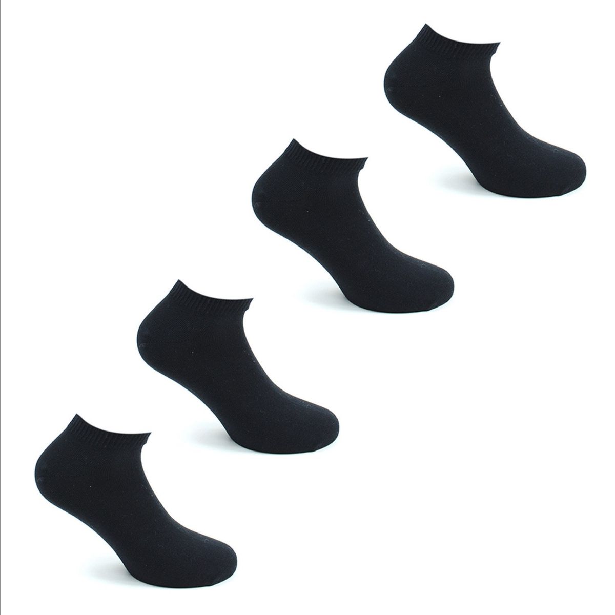 MONARCH - Pack De 4 Calcetines Liso Corto Hombre Monarch