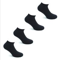 Pack De 4 Calcetines Liso Corto Hombre