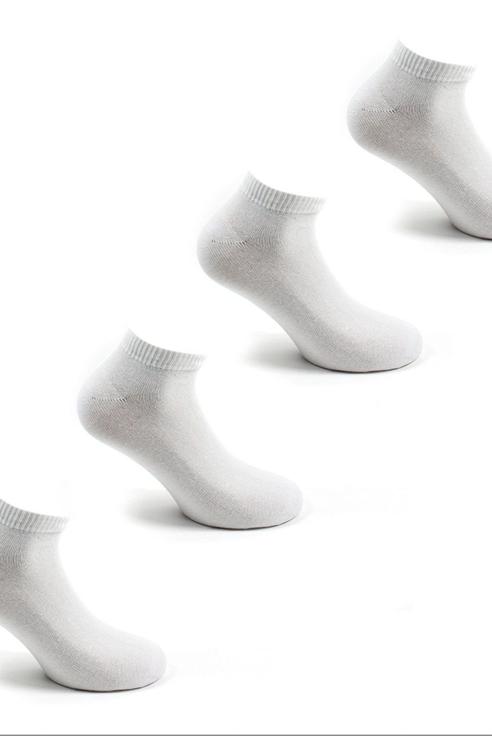 MONARCH - Pack De 4 Calcetines Liso Corto Hombre Monarch