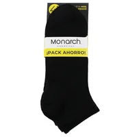 Pack De 4 Calcetines Liso Corto Hombre