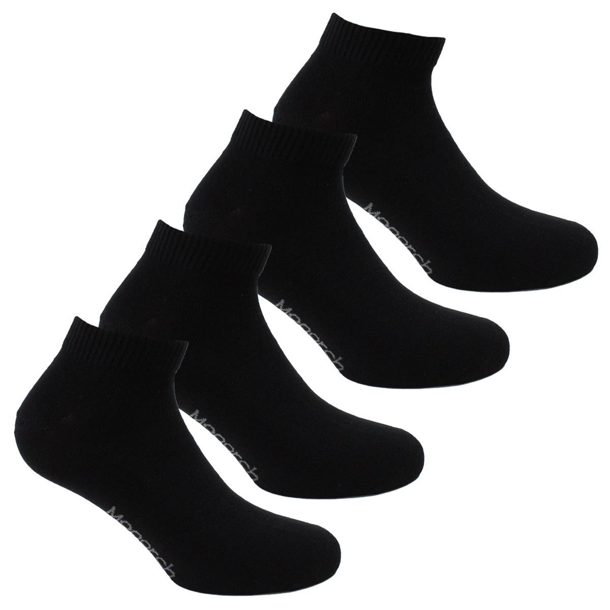 MONARCH - Pack De 4 Calcetines Liso Corto Hombre Monarch