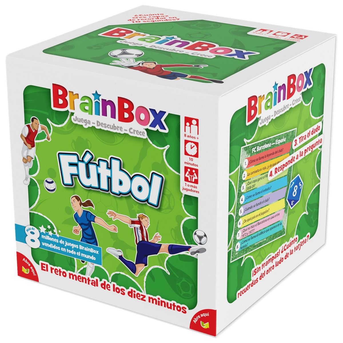 ASMODEE - Juego de Mesa Brainbox Futbol