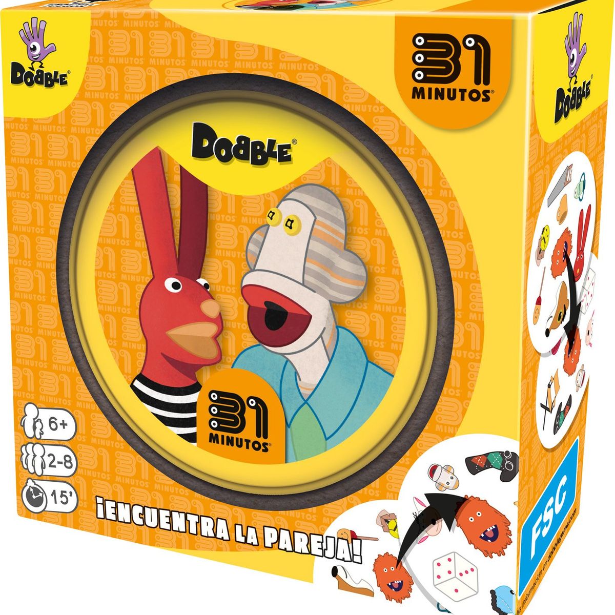 ASMODEE - Juego de Mesa Dobble 31 Minutos