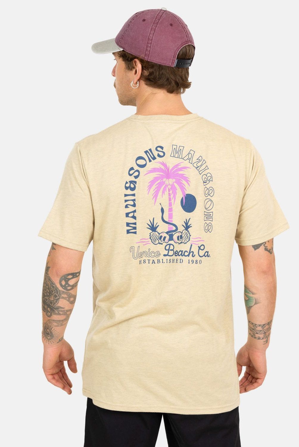 MAUI AND SONS - Polera Hombre Manga Corta Algodón Maui And Sons
