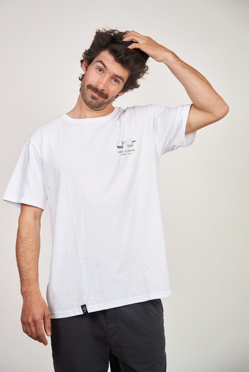 TOKE - Polera Hombre Manga Corta Algodón Reciclado Toke