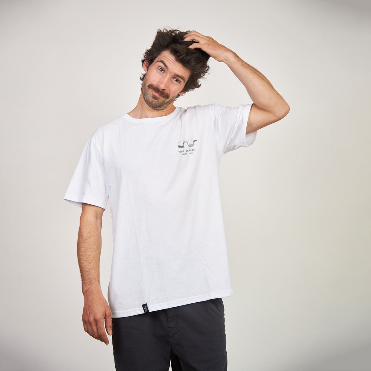 TOKE - Polera Hombre Manga Corta Algodón Reciclado Toke