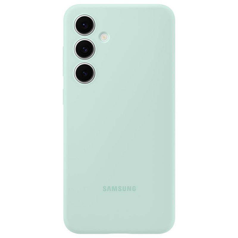 SAMSUNG - Galaxy S24 Fe Silicone Carcasa Mint