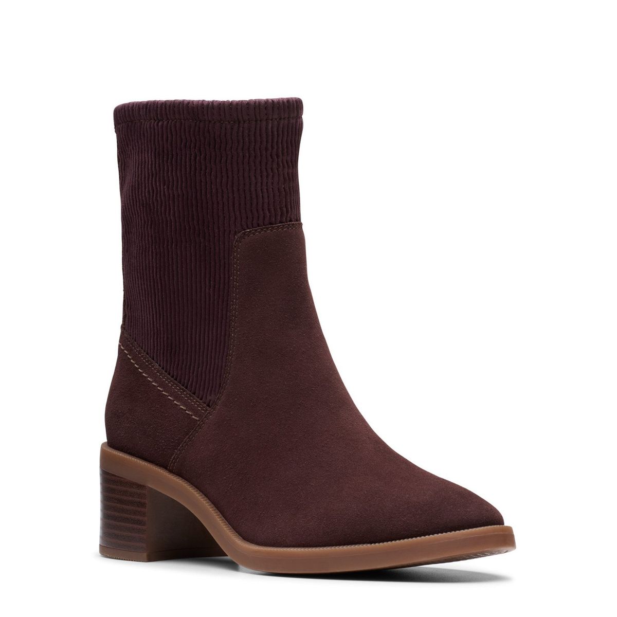 CLARKS - Botín Mujer Cuero Café Clarks