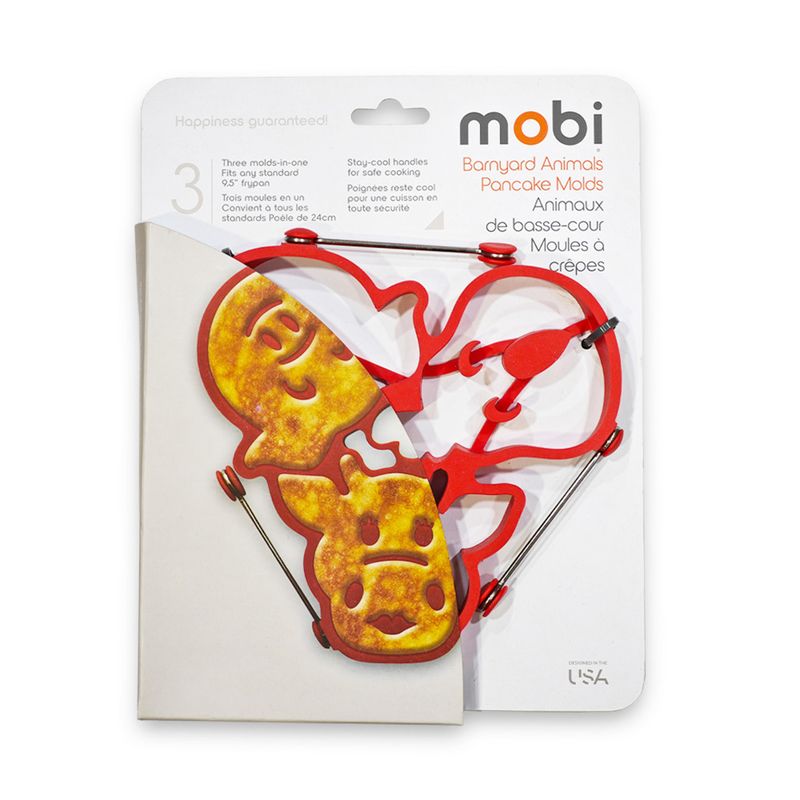 COLE & MASON - Set Molde Silicone Pancake Animales De Corral Cole & Mason