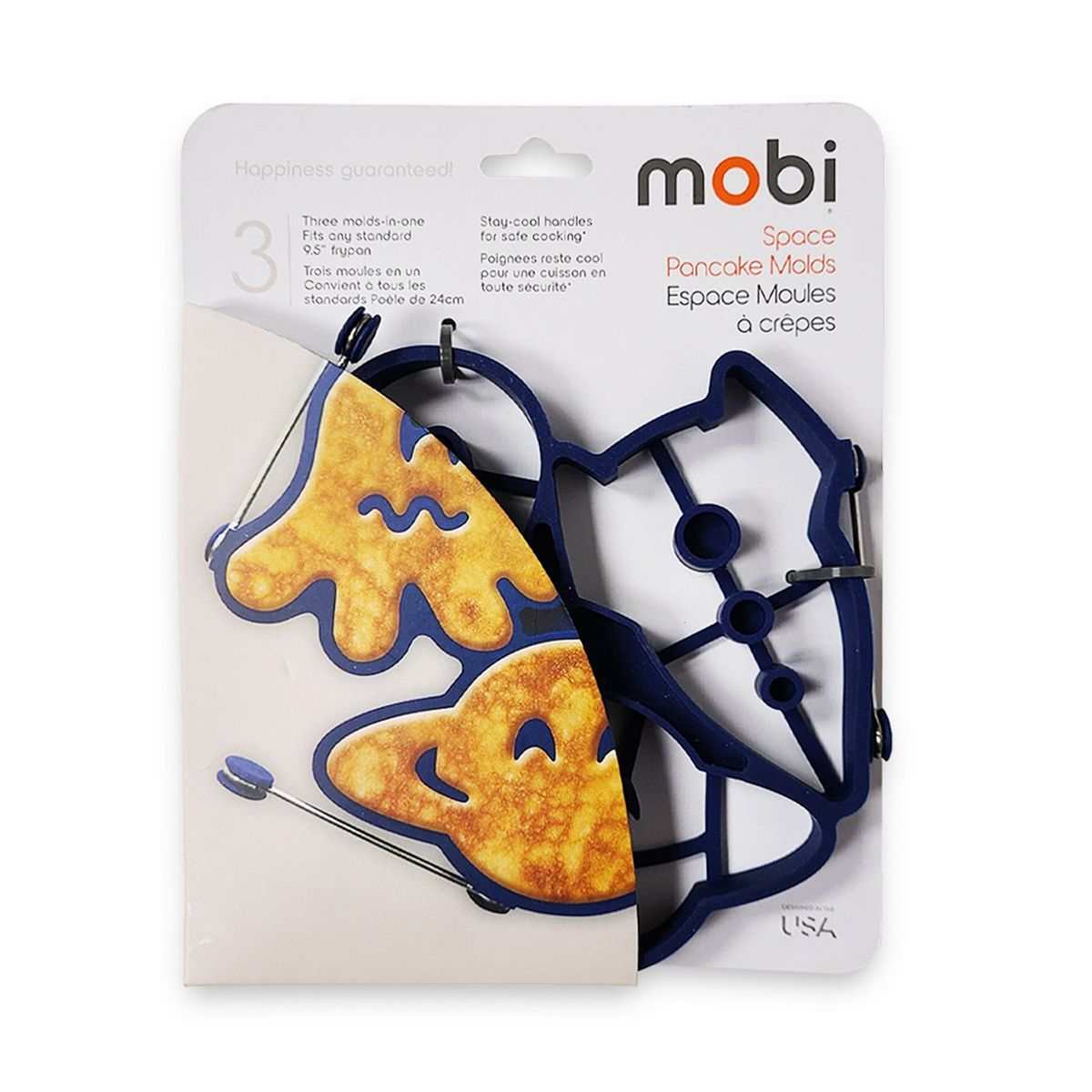 COLE & MASON - Set Molde Silicone Pancake Espacio Cole & Mason