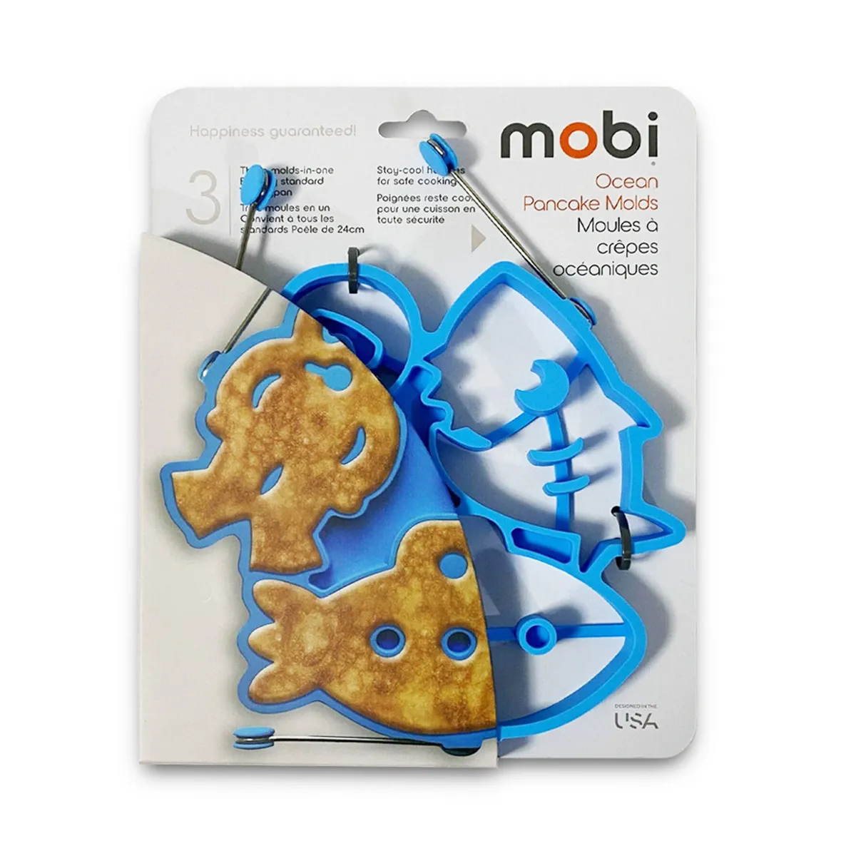 COLE & MASON - Set Molde Silicone De Pancake Océano Cole & Mason