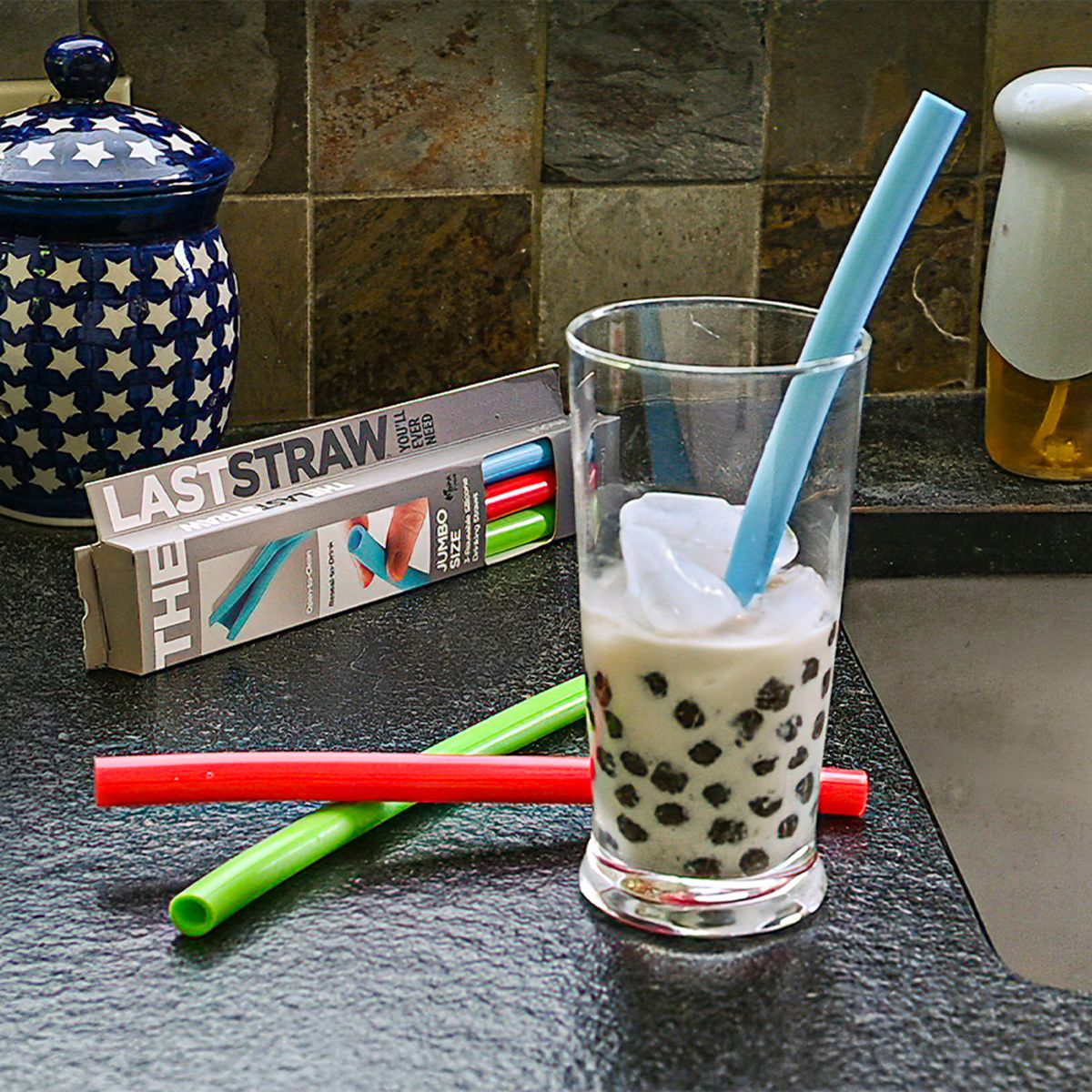 COLE & MASON - Set Bombilla De Silicona 3 Colores Cole & Mason