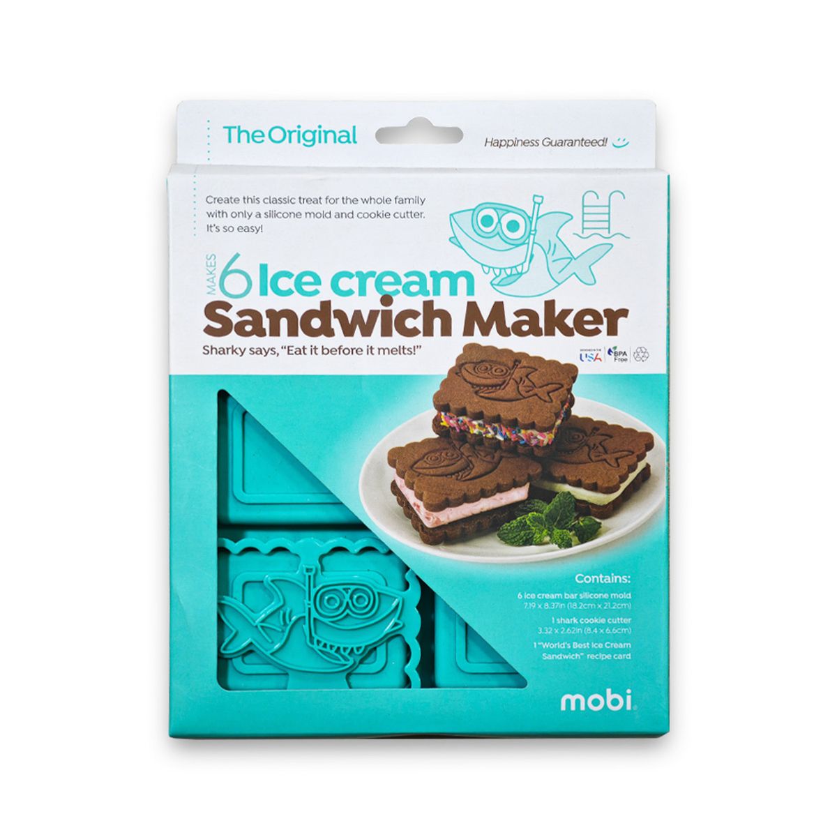 COLE & MASON - Molde Silicone Para Helado Tiburón Cole & Mason