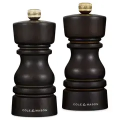COLE & MASON - Set Molinillos London 130Mm Chocolate Wood