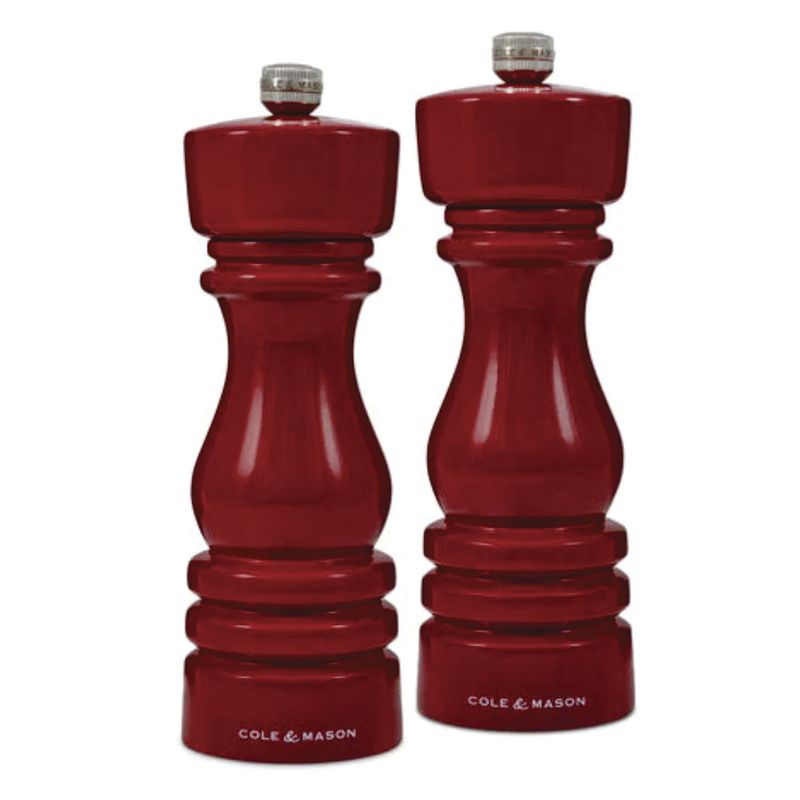 COLE & MASON - Set Molinillos Especiero London 180Mm Red Cole & Mason