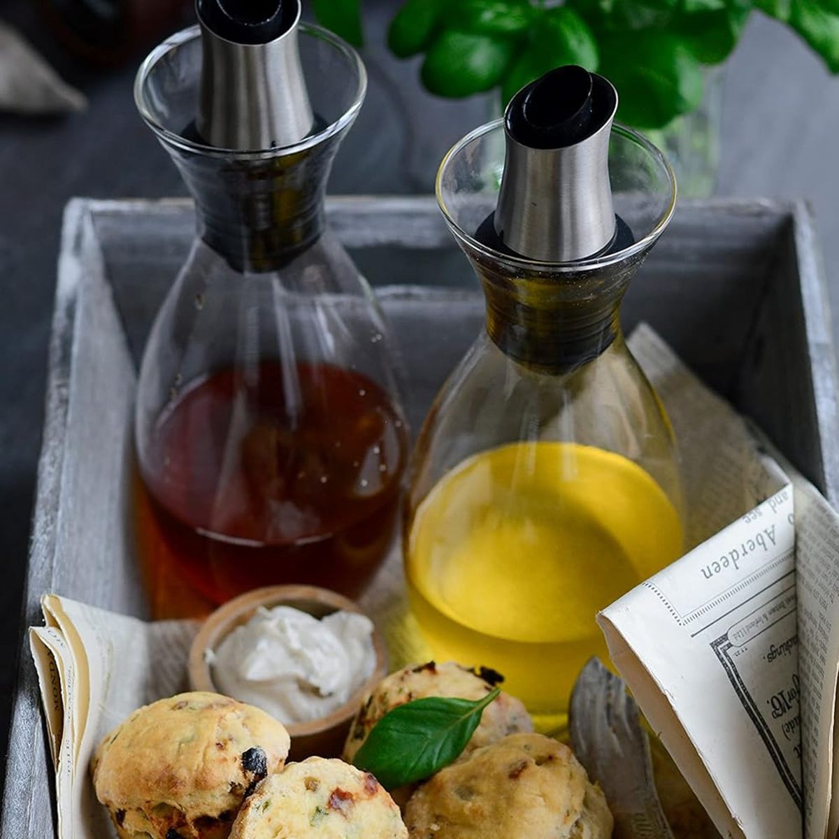 COLE & MASON - Set Dispensador De Aceite Y Vinagre Cole & Mason