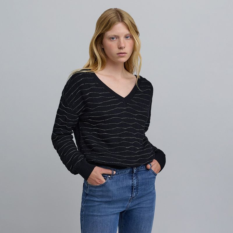 IKKS - Sweater Lana Rayas Mujer IKKS