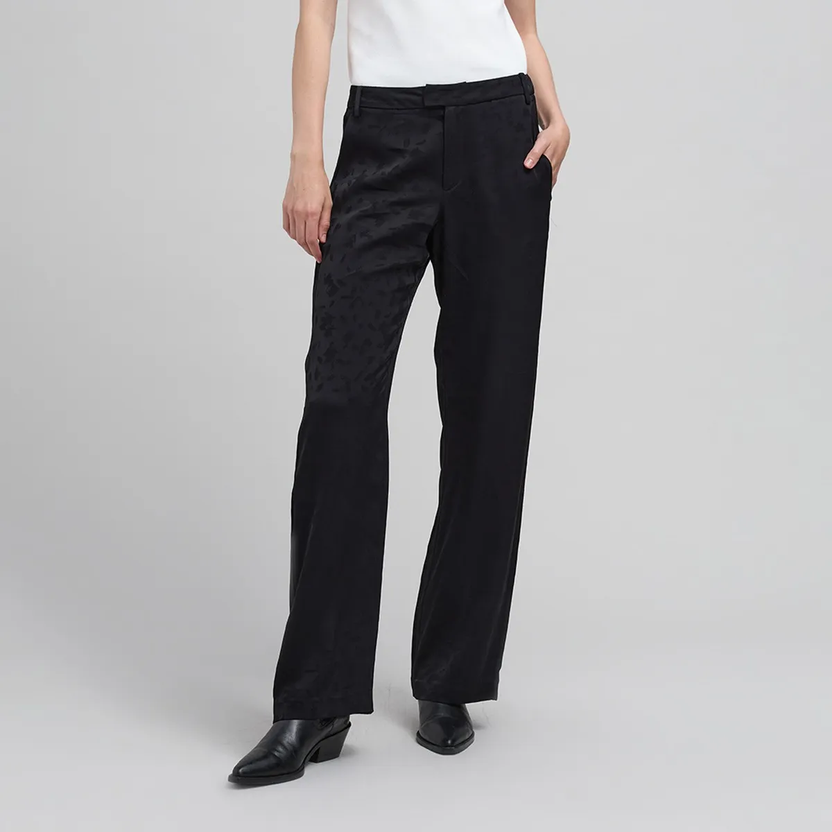 IKKS - Pantalón Satinado Mujer IKKS