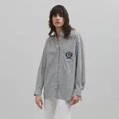 IKKS - Blusa Algodón Rayas Mujer