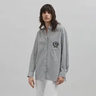 IKKS - Blusa Algodón Rayas Mujer