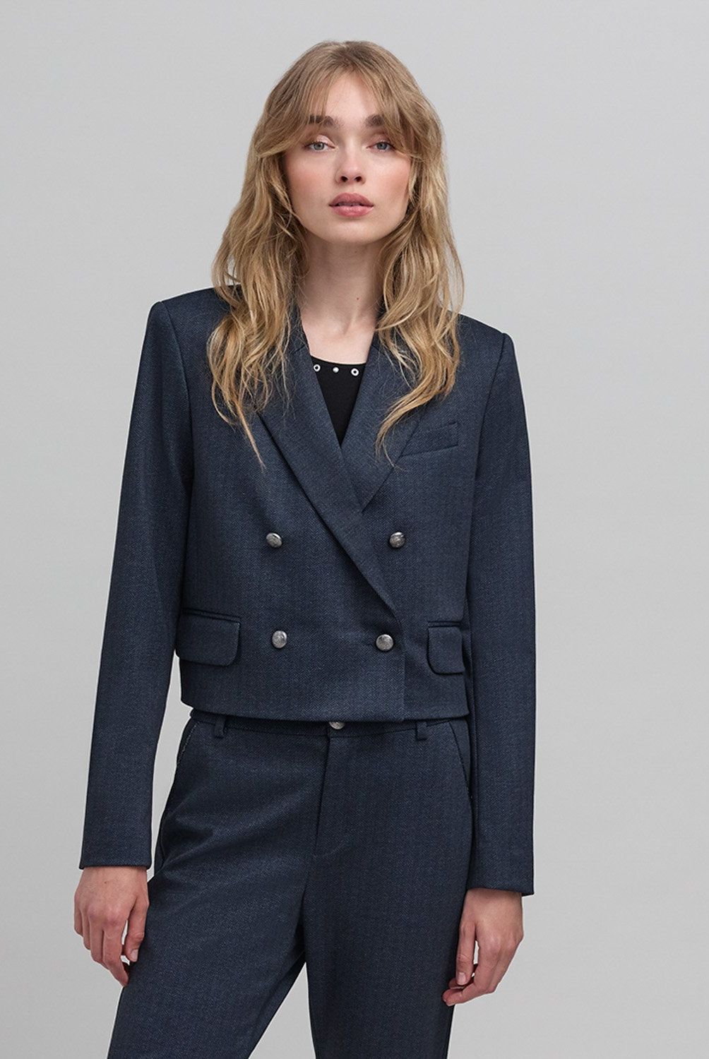 IKKS - Chaqueta Crop Mujer IKKS