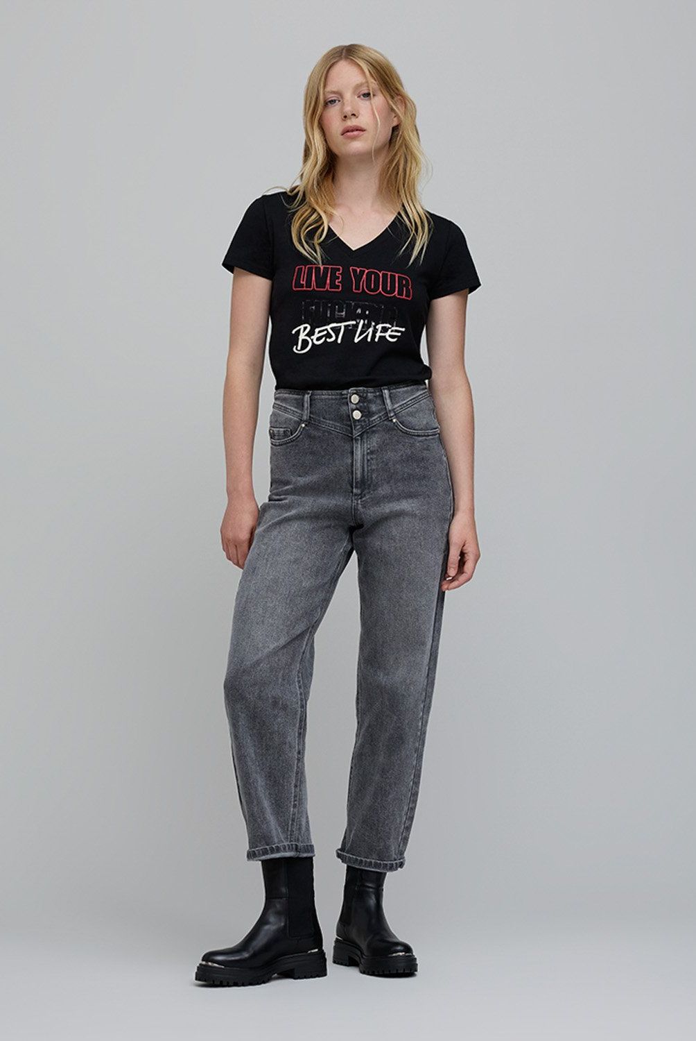 IKKS - Polera 100% Algodón Mujer IKKS