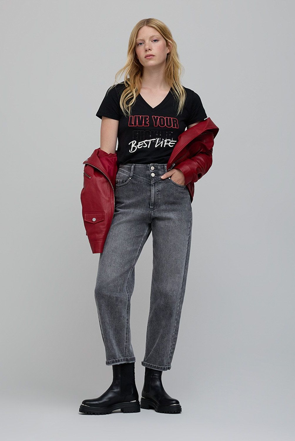 IKKS - Polera 100% Algodón Mujer IKKS