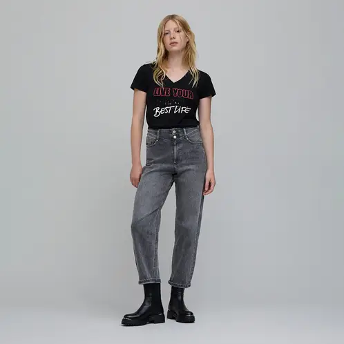 IKKS - Polera 100% Algodón Mujer