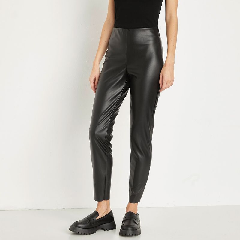 DIXIE - Pantalón Efecto Piel Mujer Dixie
