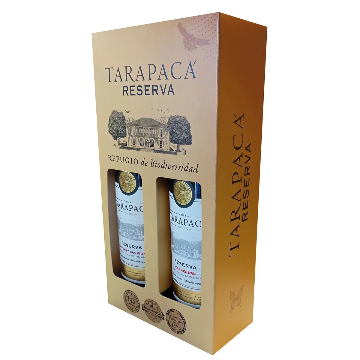 VIÑA TARAPACA - Pack X2 Vino Tarapacá Reserva Cs/Ca 750Cc Viña Tarapaca