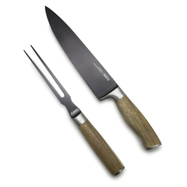 WAYU Set Cuchillo + Tenedor Parrillero