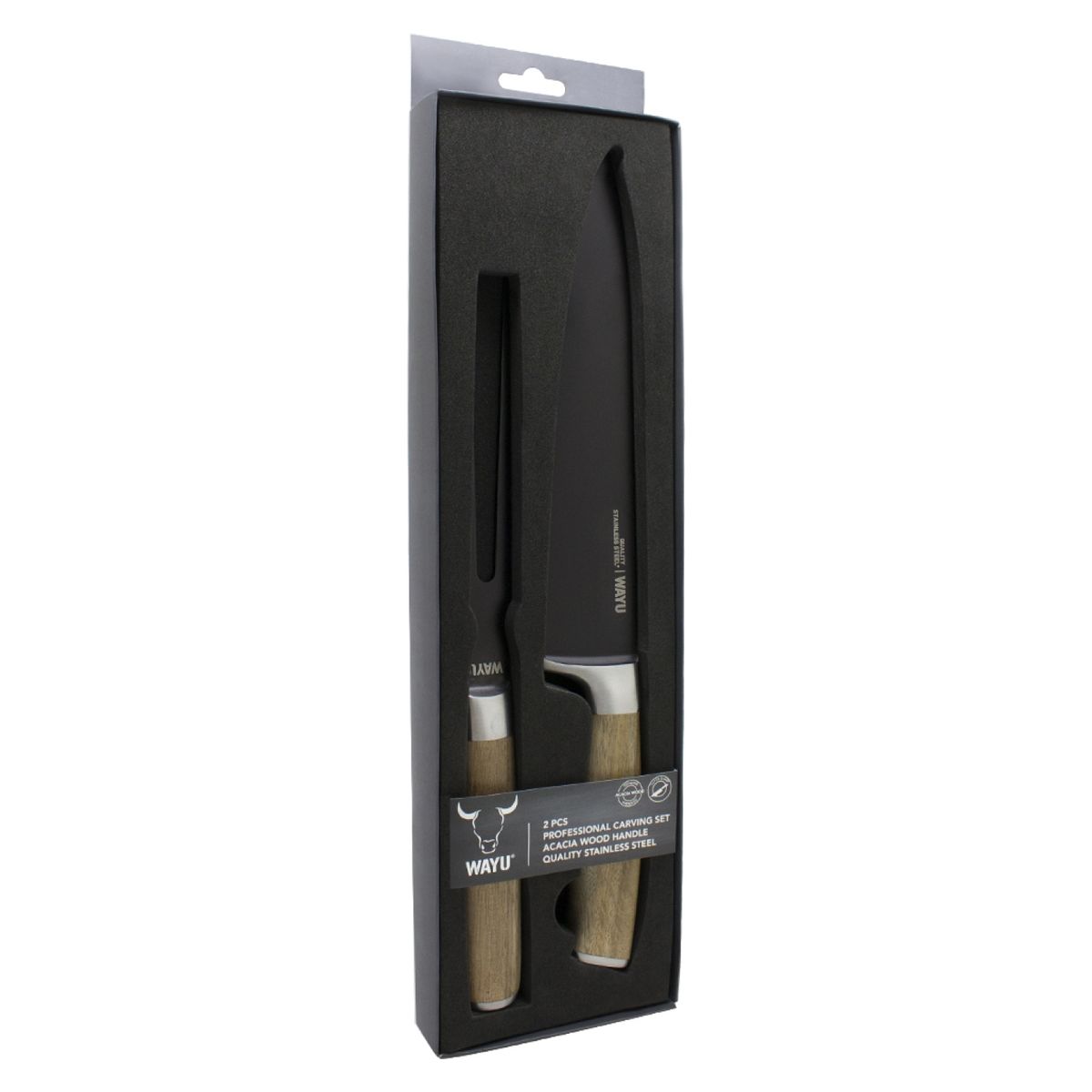 WAYU - Set Cuchillo + Tenedor Parrillero Wayu