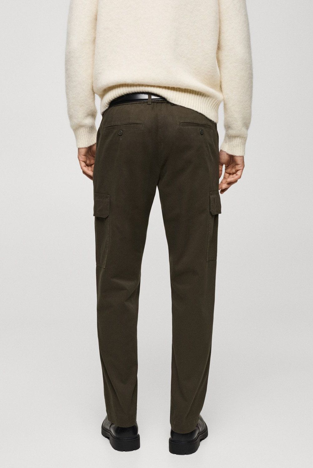 MANGO MAN - Pantalón Cargo Straight Fit Hombre Mango Man